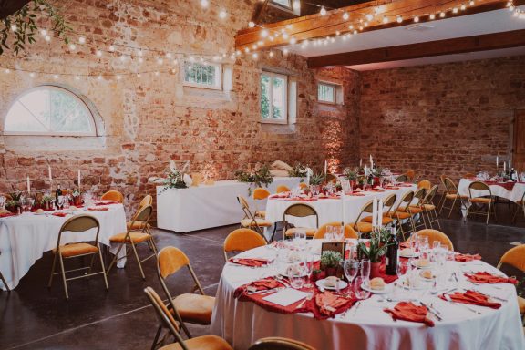 mariage terracotta au domaine de Tourieux